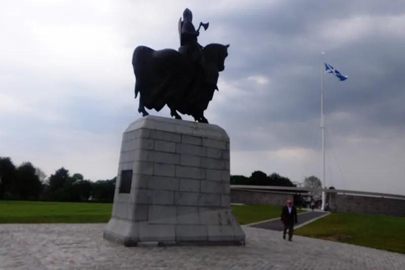 The Bannockburn battlefield memorial near Stirling