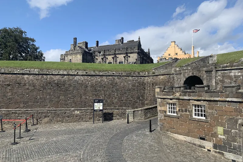 The view from Stirling Castle's esplanade