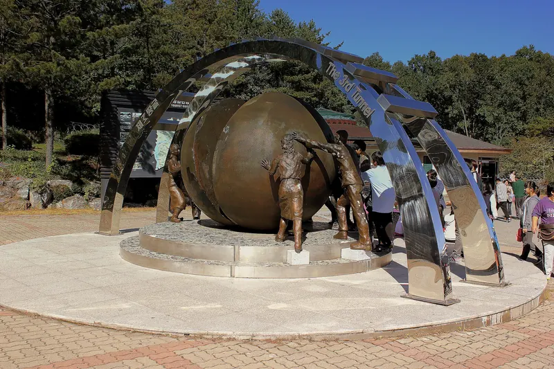 The entrance to the Third Infiltration Tunnel at the DMZ