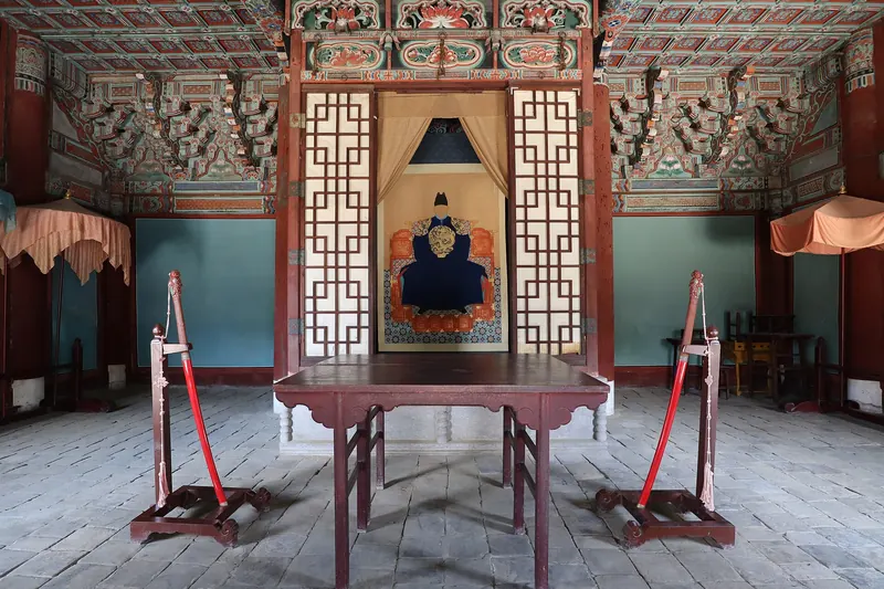 The Gyeonggijeon Shrine buildings in Jeonju