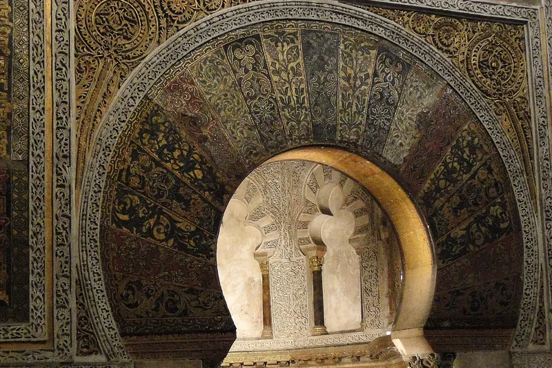 The gilded mihrab of the Mezquita-Catedral of Córdoba