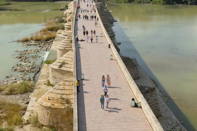 The arches of Córdoba's Roman bridge