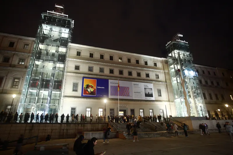 The Reina Sofía museum in its converted hospital building