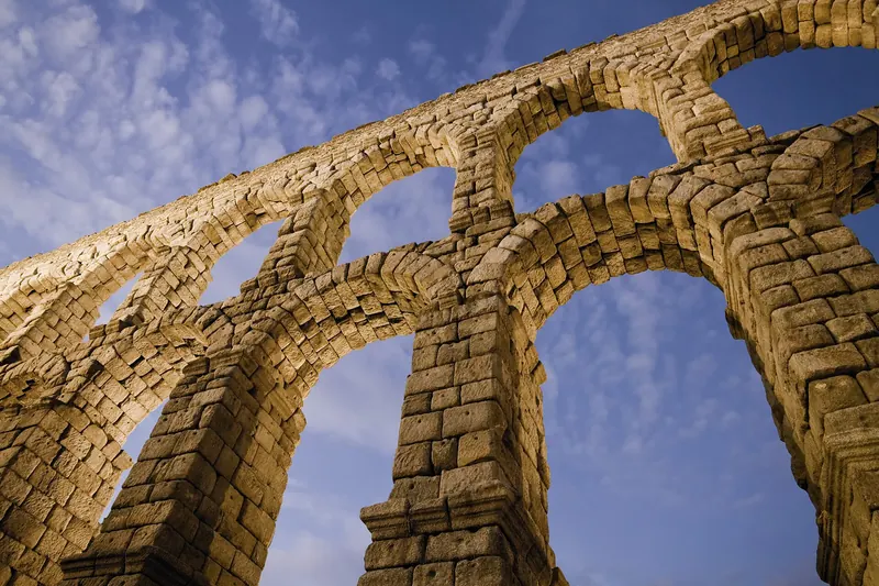The Roman aqueduct at Segovia
