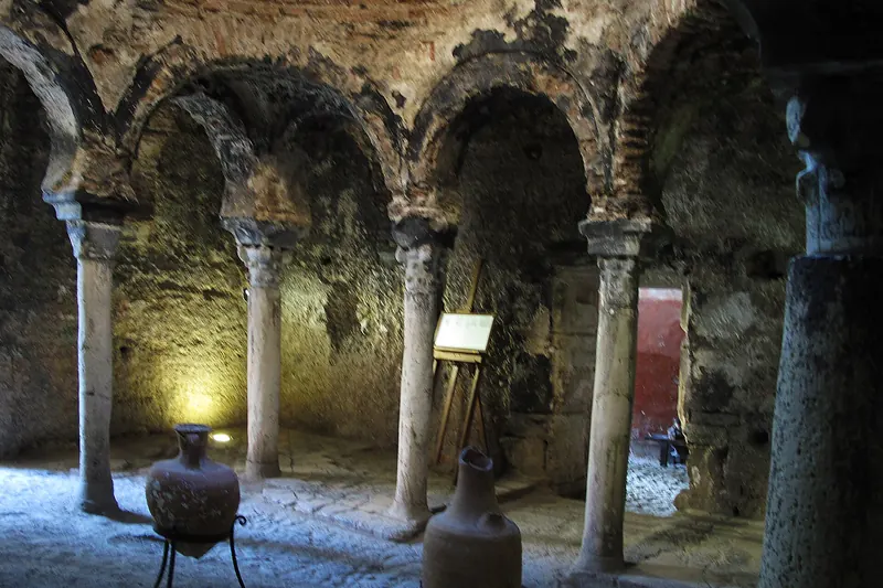 The domed caldarium of the 10th-century Arab baths in Palma