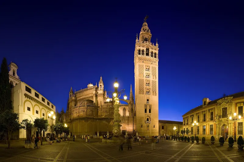 The Giralda tower above Seville Cathedral