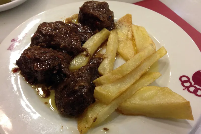 Braised Iberian pork cheeks