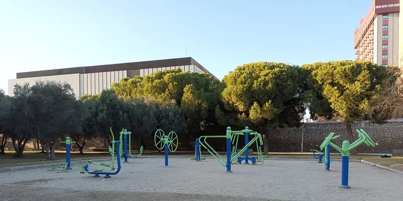 The Turia Gardens laid out along the old riverbed in Valencia
