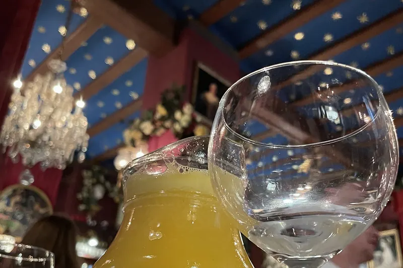A jug of agua de Valencia