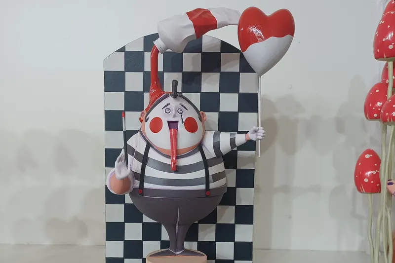 Papier-mâché ninot figures made for Las Fallas