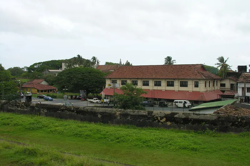 The Dutch ramparts and streets of Galle Fort