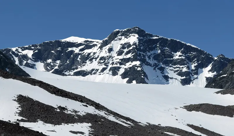 Kebnekaise seen from the Tarfala valley