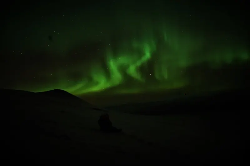 The northern lights over Abisko National Park