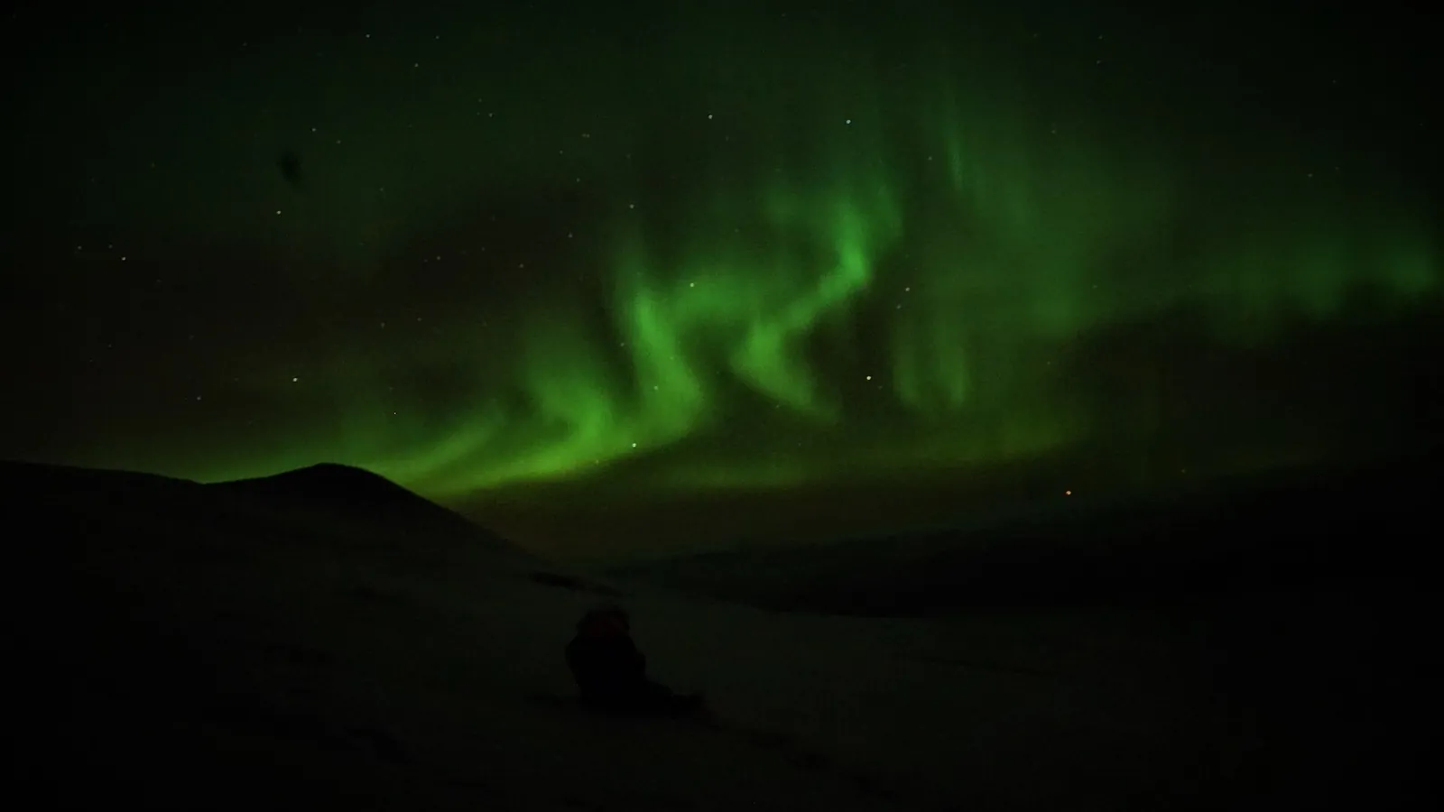 The northern lights over Abisko National Park