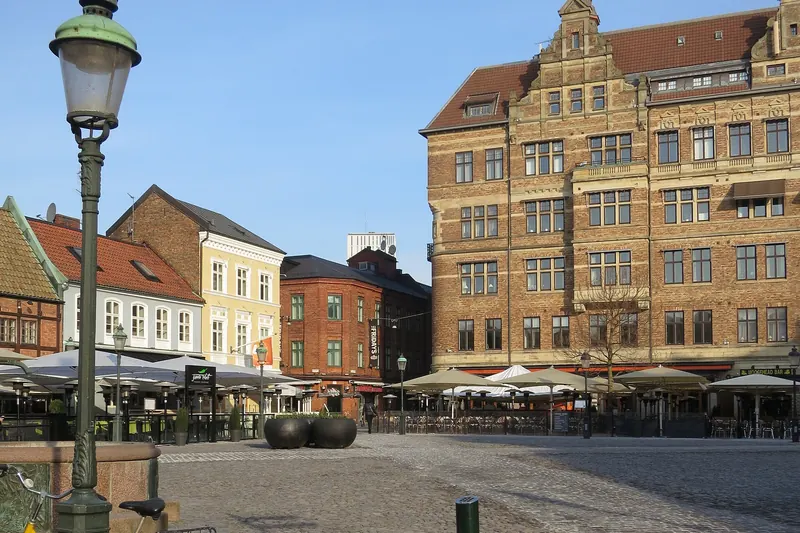Cafes on Lilla Torg in Malmo
