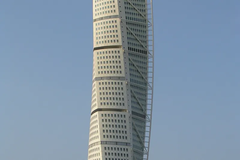 The Turning Torso tower in Malmo