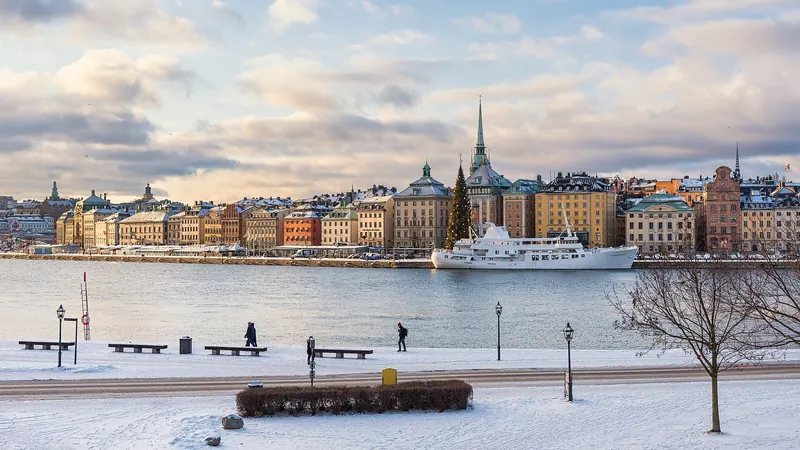 Gamla Stan in Stockholm seen from across the water