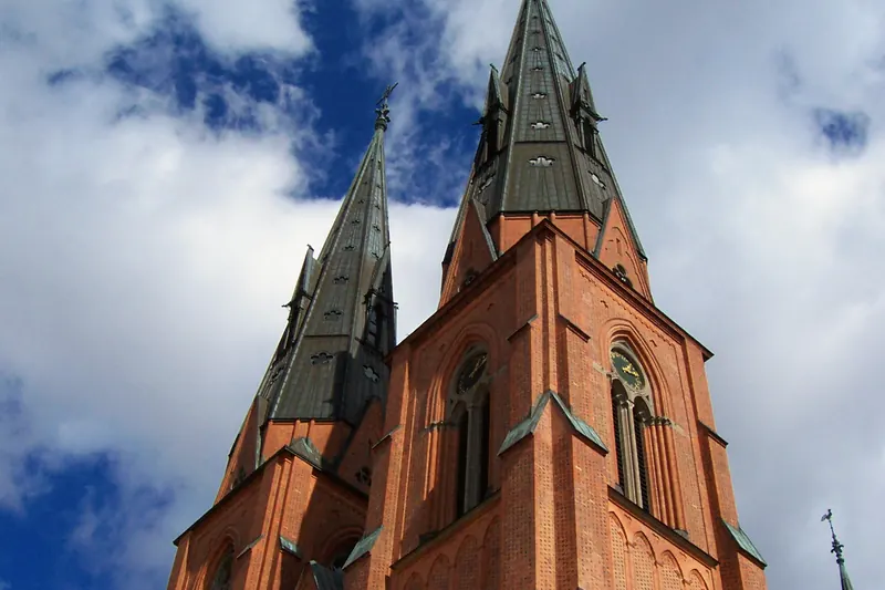 The two towers of Uppsala Cathedral