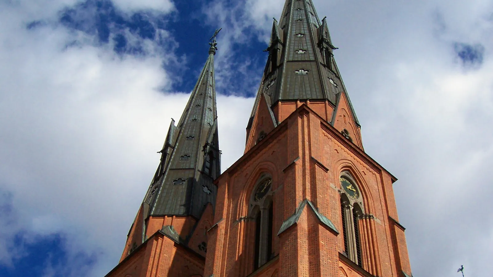 The two towers of Uppsala Cathedral