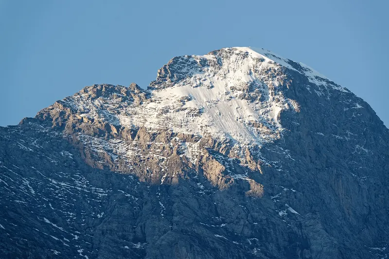 The north face of the Eiger seen from Grindelwald