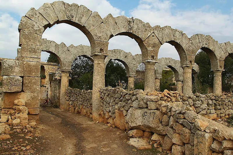 The ruins of Al-Bara, one of the Dead Cities of northern Syria