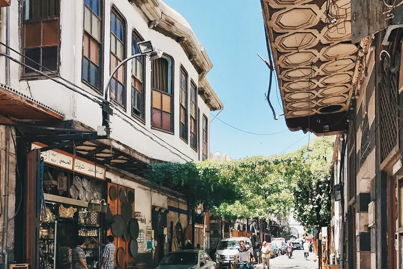 The Street Called Straight in the old city of Damascus