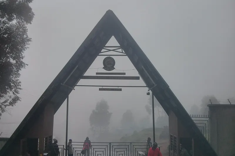 The Machame Gate at the start of the route