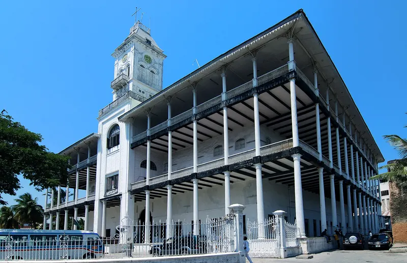 The House of Wonders on the Stone Town waterfront