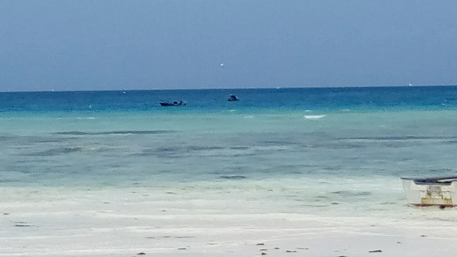 A white sandy beach at Nungwi, Zanzibar
