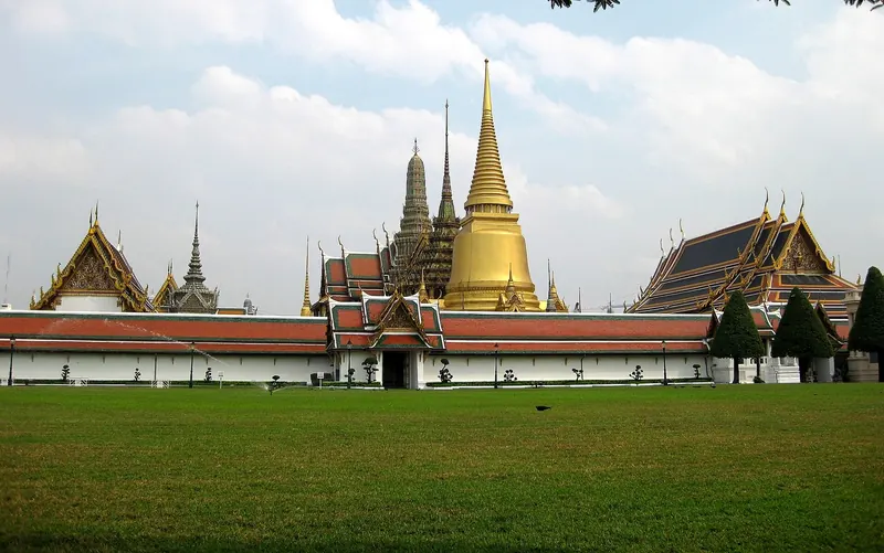 Wat Phra Kaew, the Temple of the Emerald Buddha, in Bangkok