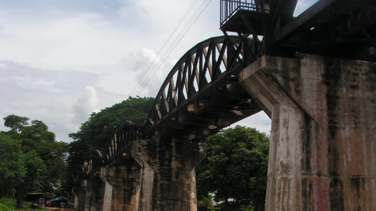 The Bridge on the River Kwai in Kanchanaburi