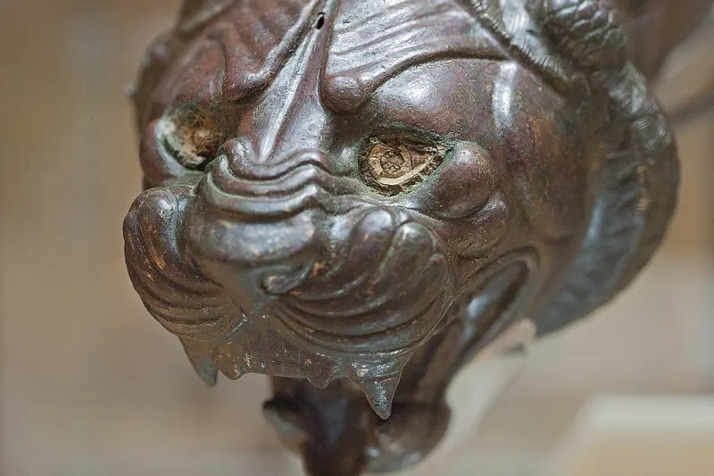 A Hittite lion-headed vessel in the Museum of Anatolian Civilizations