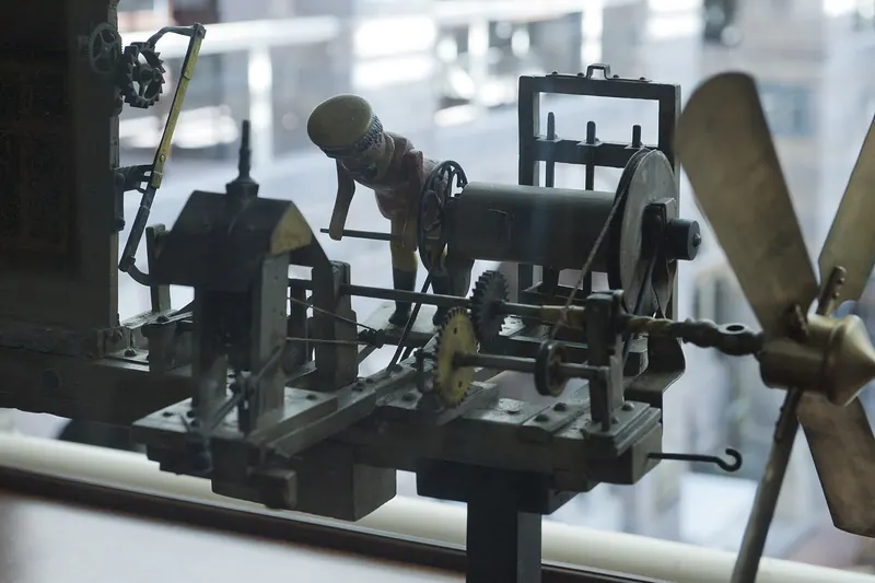 Industrial exhibits in the Çengelhan Rahmi Koç Museum