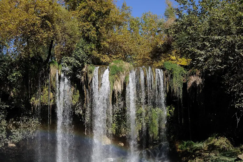 The Düden falls on the Antalya coast