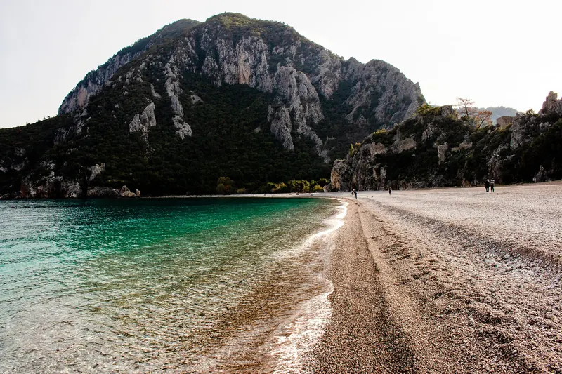 The beach at Çıralı on the Lycian coast
