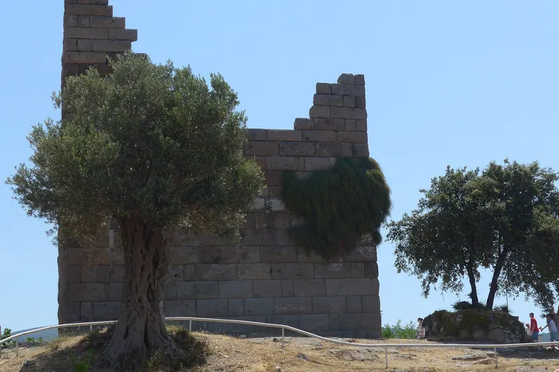 The remains of the Myndos Gate in the Halicarnassus walls