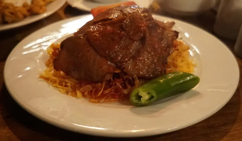 Çökertme kebabı, named for a village on the Bodrum peninsula
