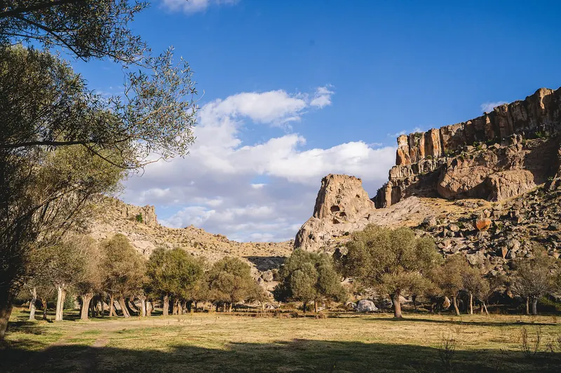 The river gorge of the Ihlara Valley
