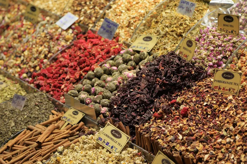 A stall inside Istanbul's Grand Bazaar