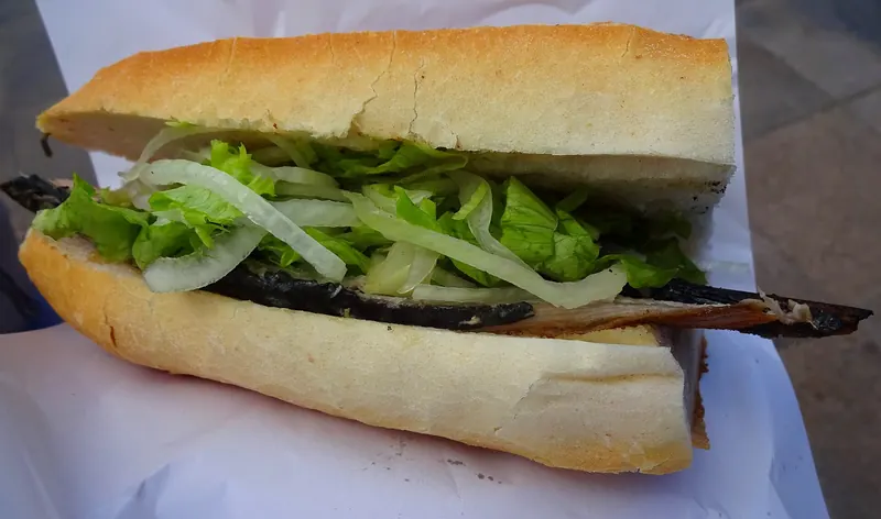 Balık ekmek sold from the boats at Eminönü