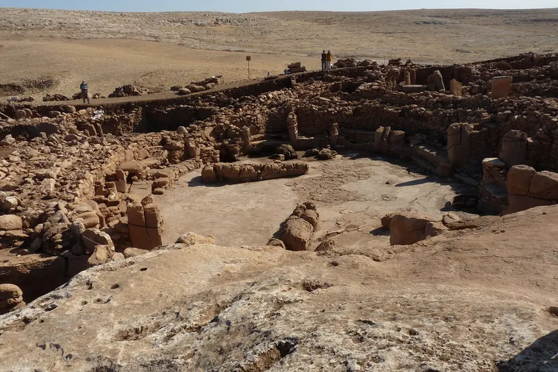 Excavated pillars at Karahan Tepe