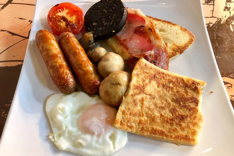 A full Ulster fry breakfast