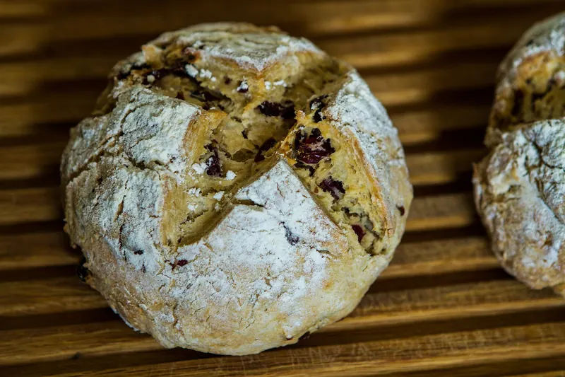 A loaf of traditional Irish soda bread