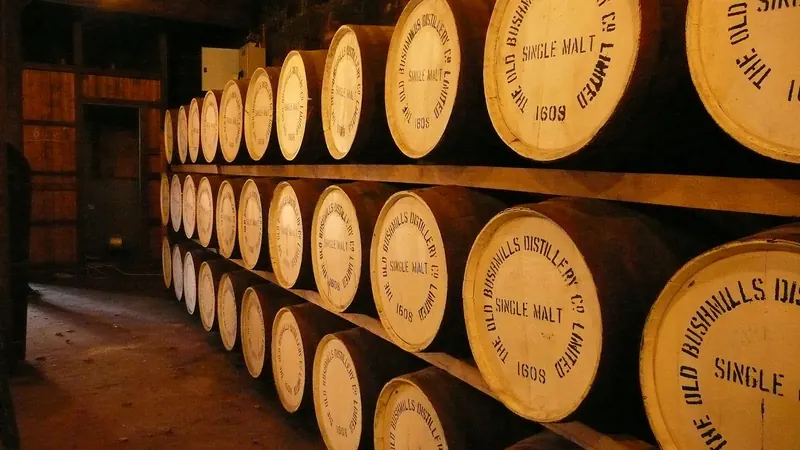 The Old Bushmills Distillery near the Causeway Coast