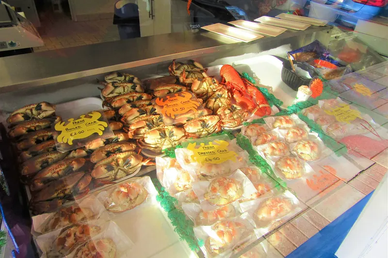 A plate of freshly dressed crab