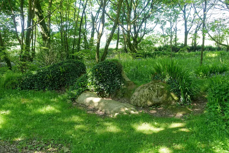 The Mud Maid sculpture at the Lost Gardens of Heligan