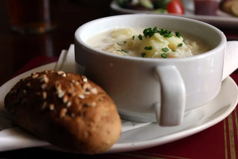 Cullen skink, a traditional Scottish smoked haddock soup