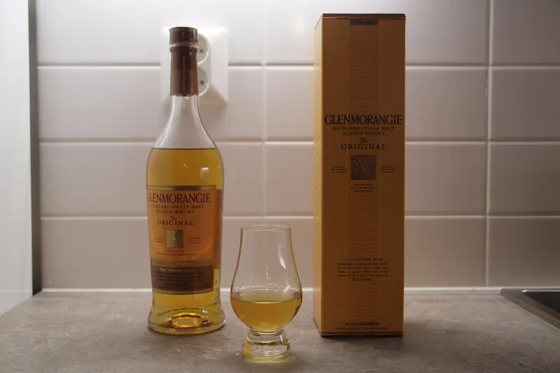 A bottle of Scottish single malt whisky