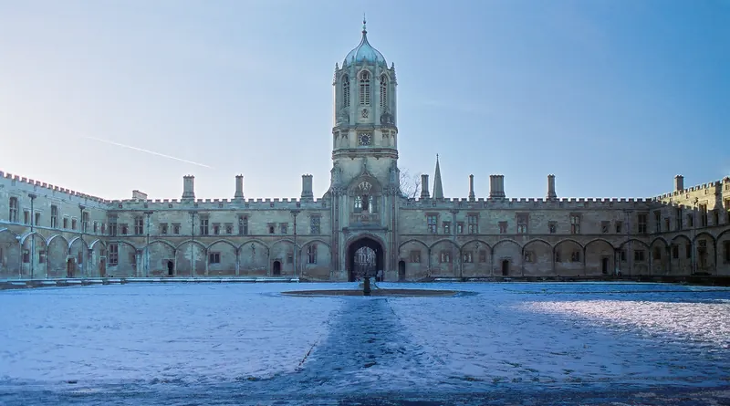 Tom Quad at Christ Church, Oxford's grandest college