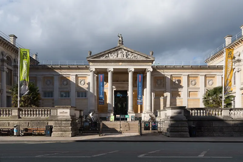 The exterior of the Ashmolean Museum in Oxford